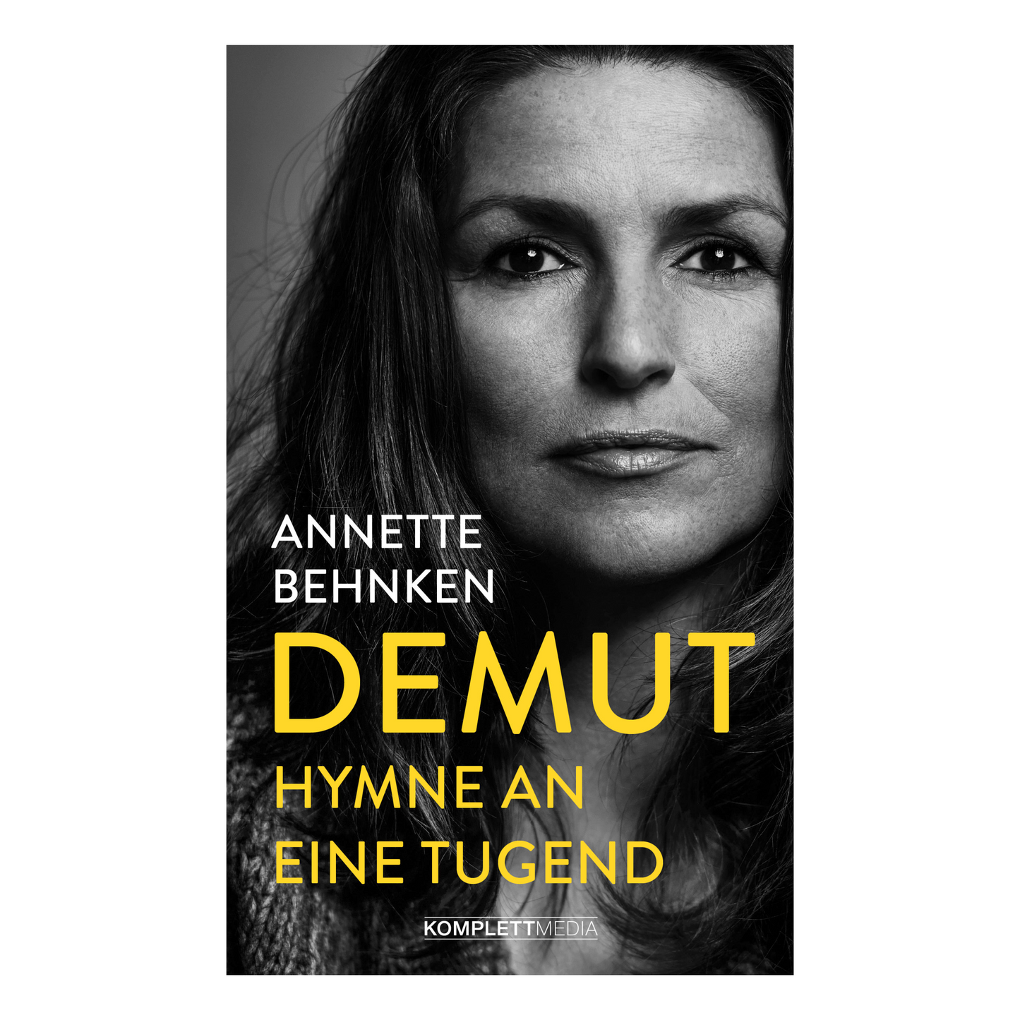 Buchcover von „Demut“ von Annette Behnken mit schlichter Gestaltung in gedeckten Farben