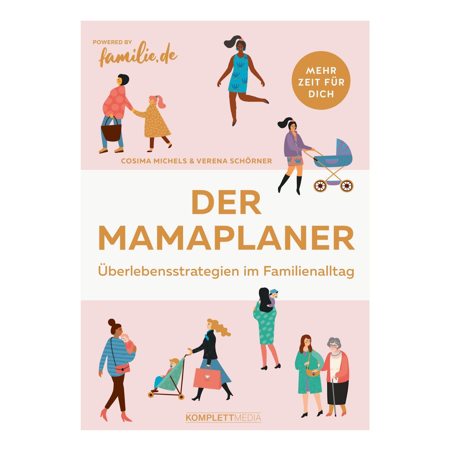 Buchcover von „Der Mamaplaner“ – undatierter Kalender mit Tipps für gestresste Mamas
