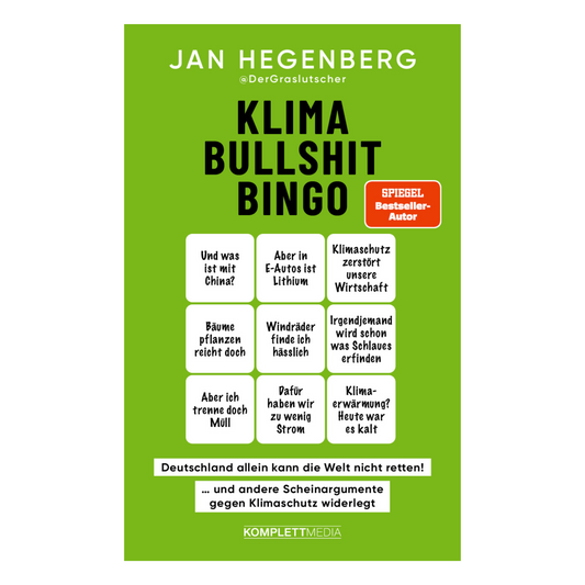 Buchcover „Klima-Bullshit-Bingo“ von Jan Hegenberg