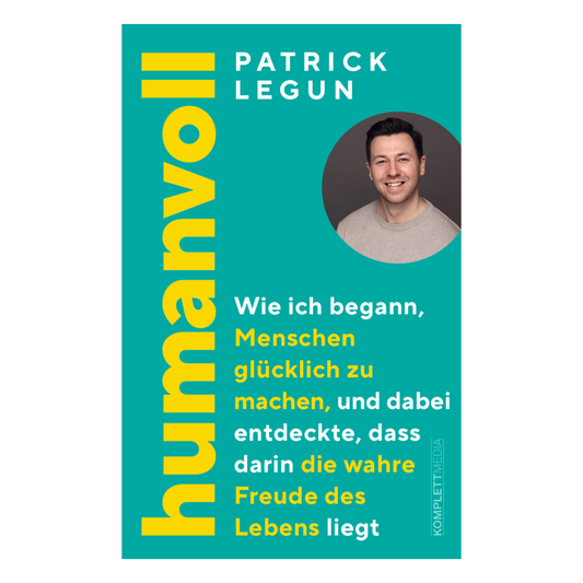 Buchcover „humanvoll“ von Patrick Legun